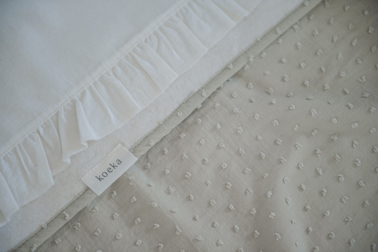 Wiegdeken Cotton Fleece Napa sage