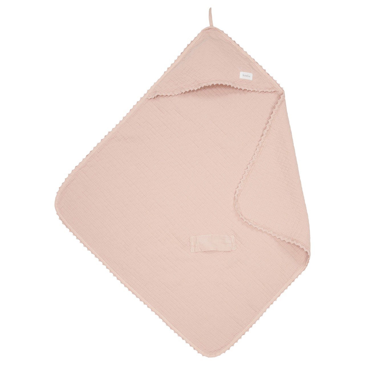 Couverture enveloppante lace Elba rosa salt
