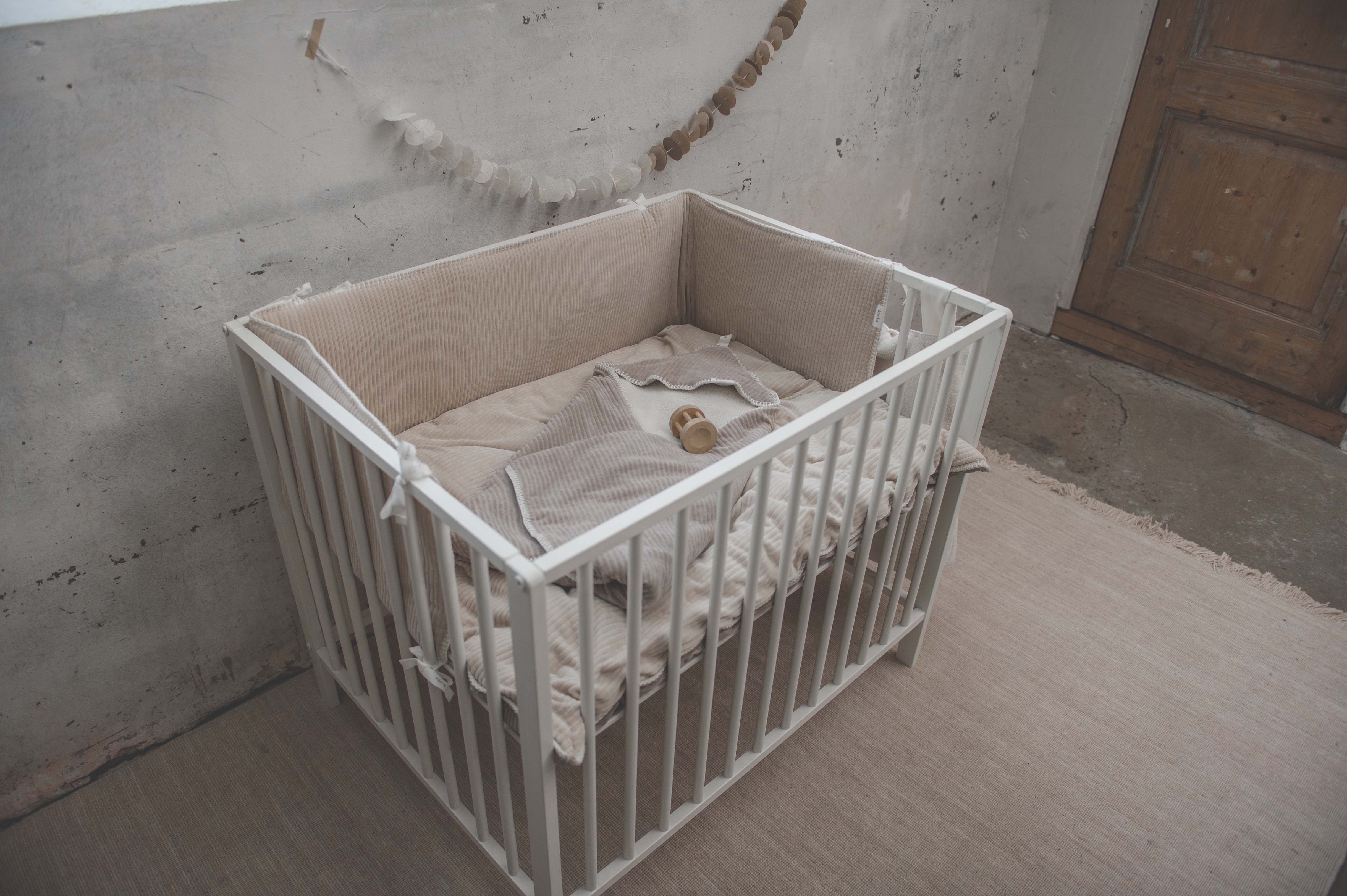 Play pen - / Cot bumper Vik sand