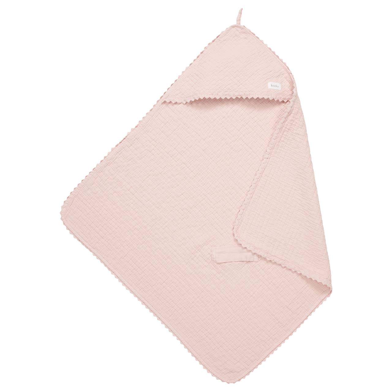 Wrap towel lace Elba blush