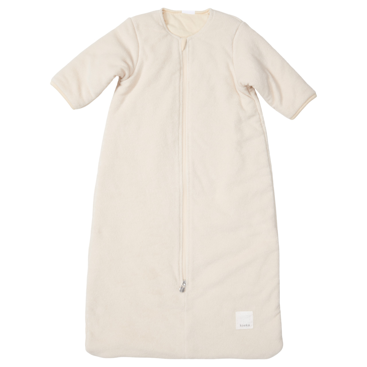 Baby sleeping bag with sleeve Royan warm white