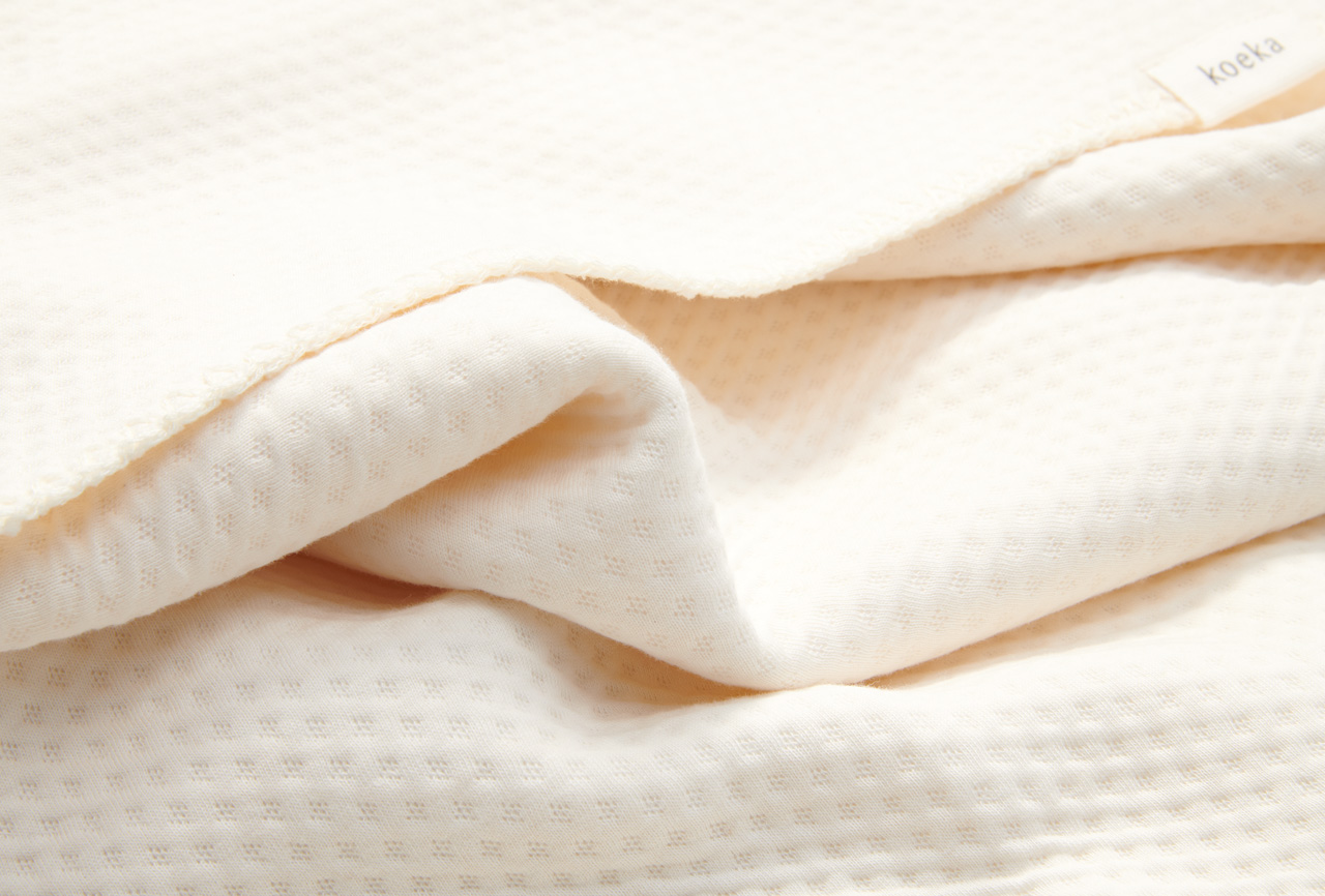 Couverture pour lit bébé Elim warm white