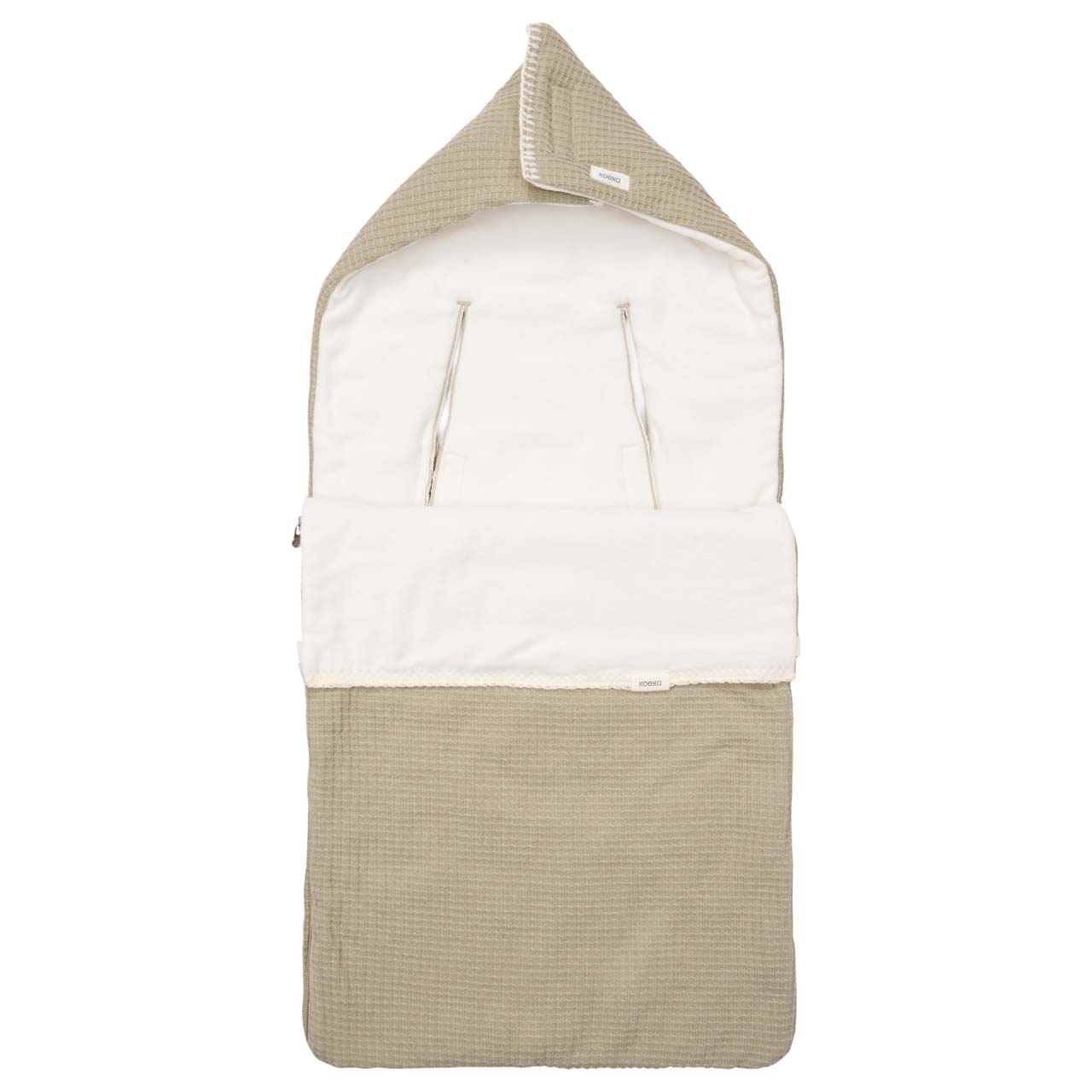 Voetenzak 0+ 3/5 Punts Cotton Fleece Malaga sage