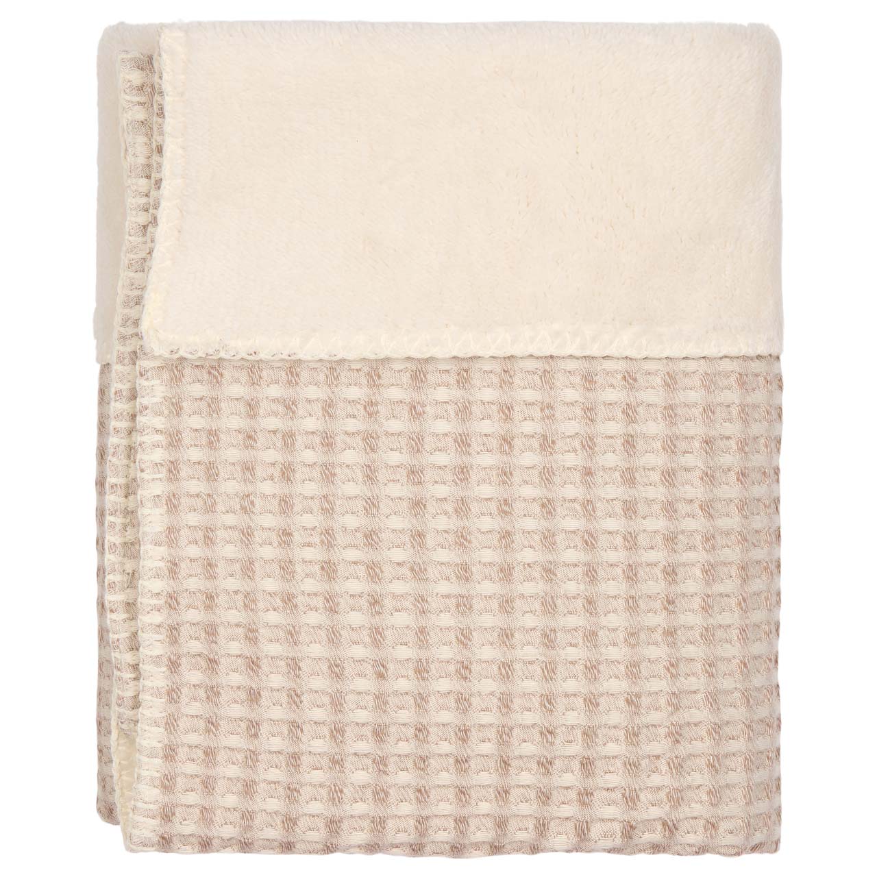 Cot blanket teddy Oslo crumble