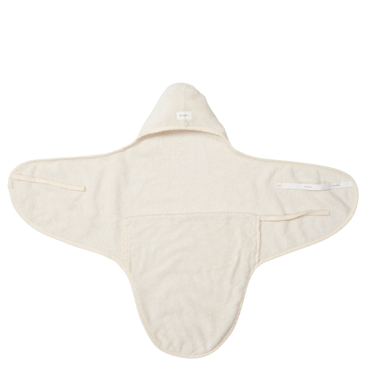 Wrap towel new born Luz warm white