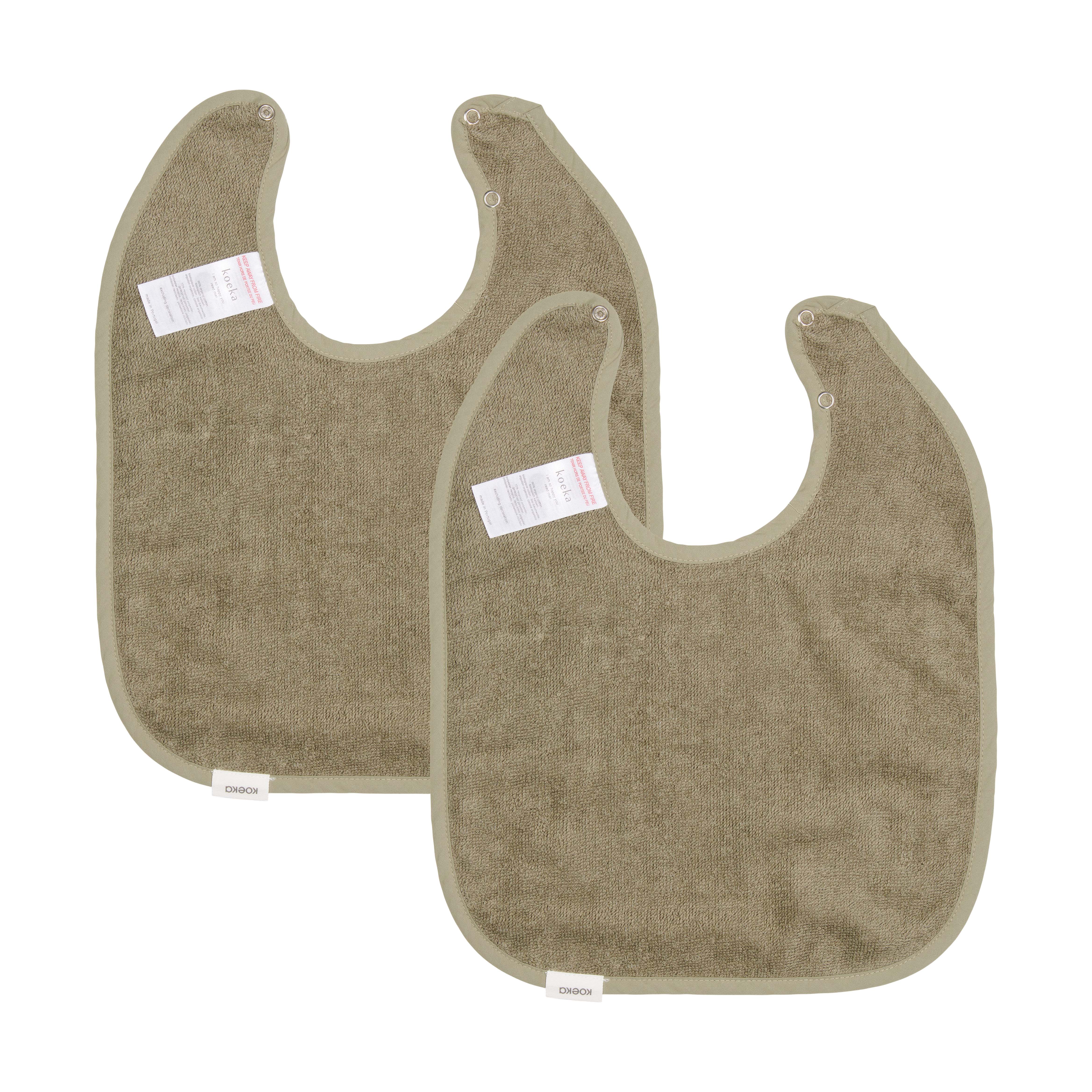 Bib 2-pack Dijon Daily moss