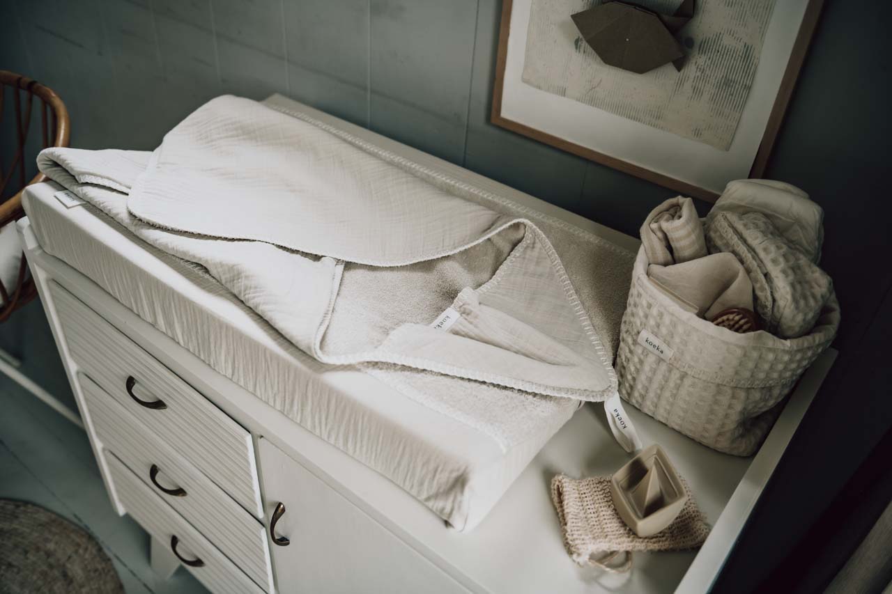 Wickeltuch Faro warm white