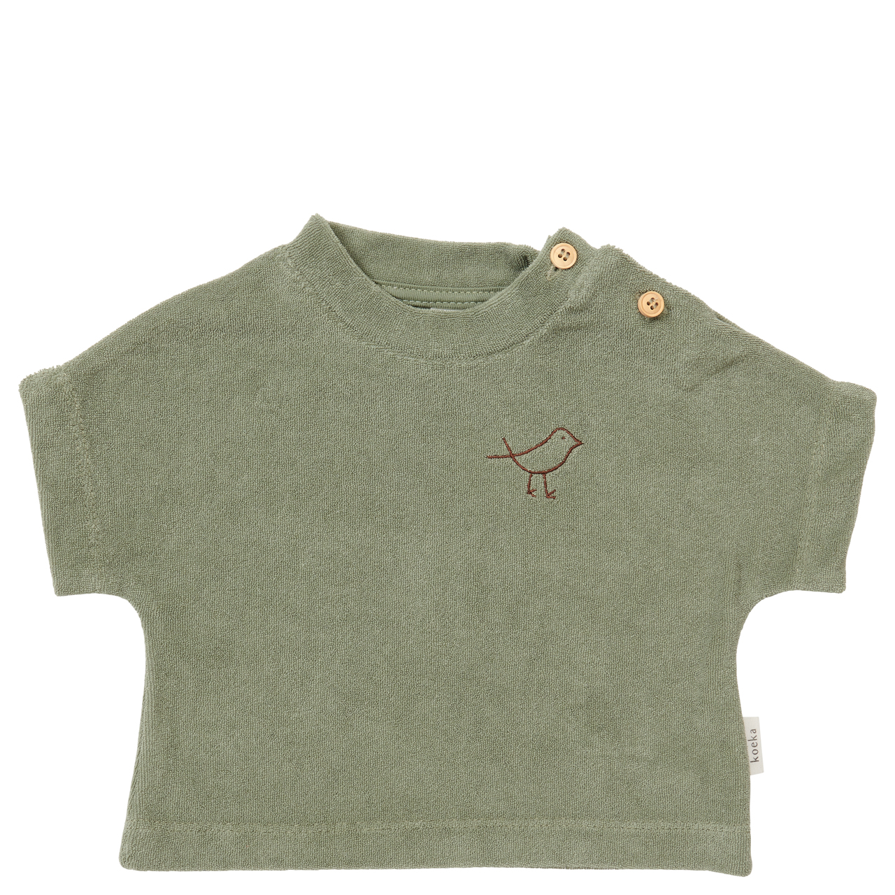 Baby T-shirt Royan shadow green