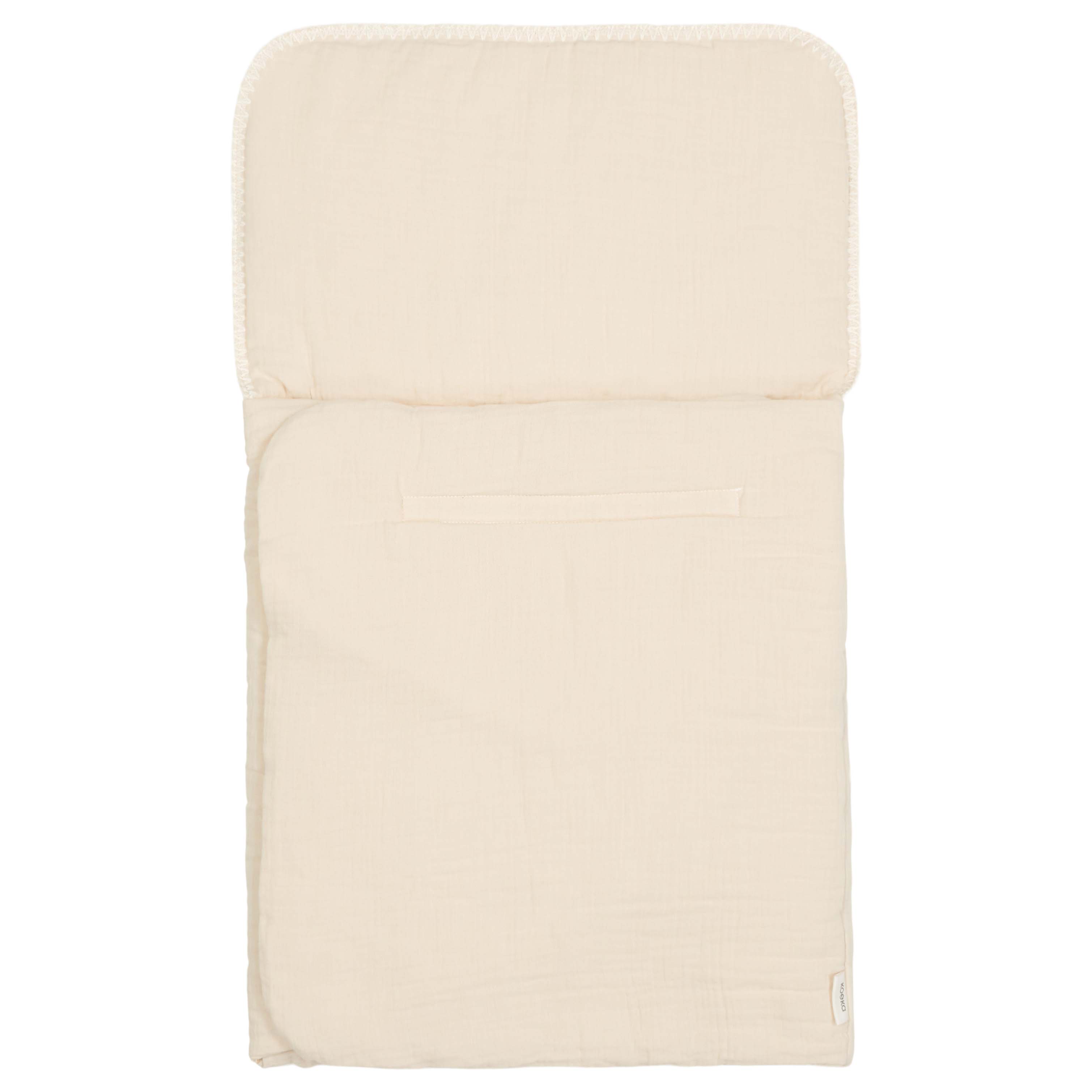 Wrap blanket Faro warm white