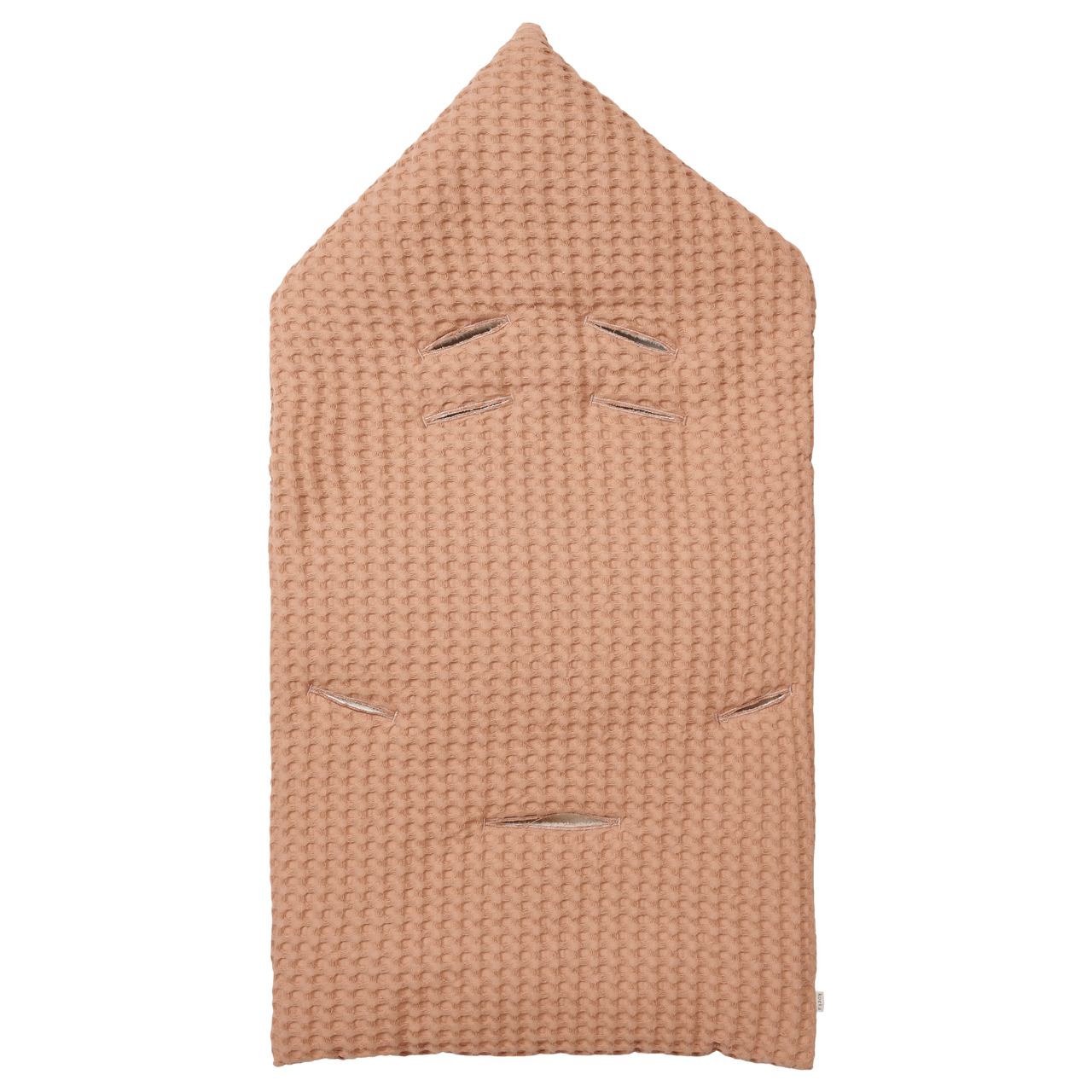 Voetenzak 0+ 3 Punts Wafel/teddy Oslo soft earth/pebble