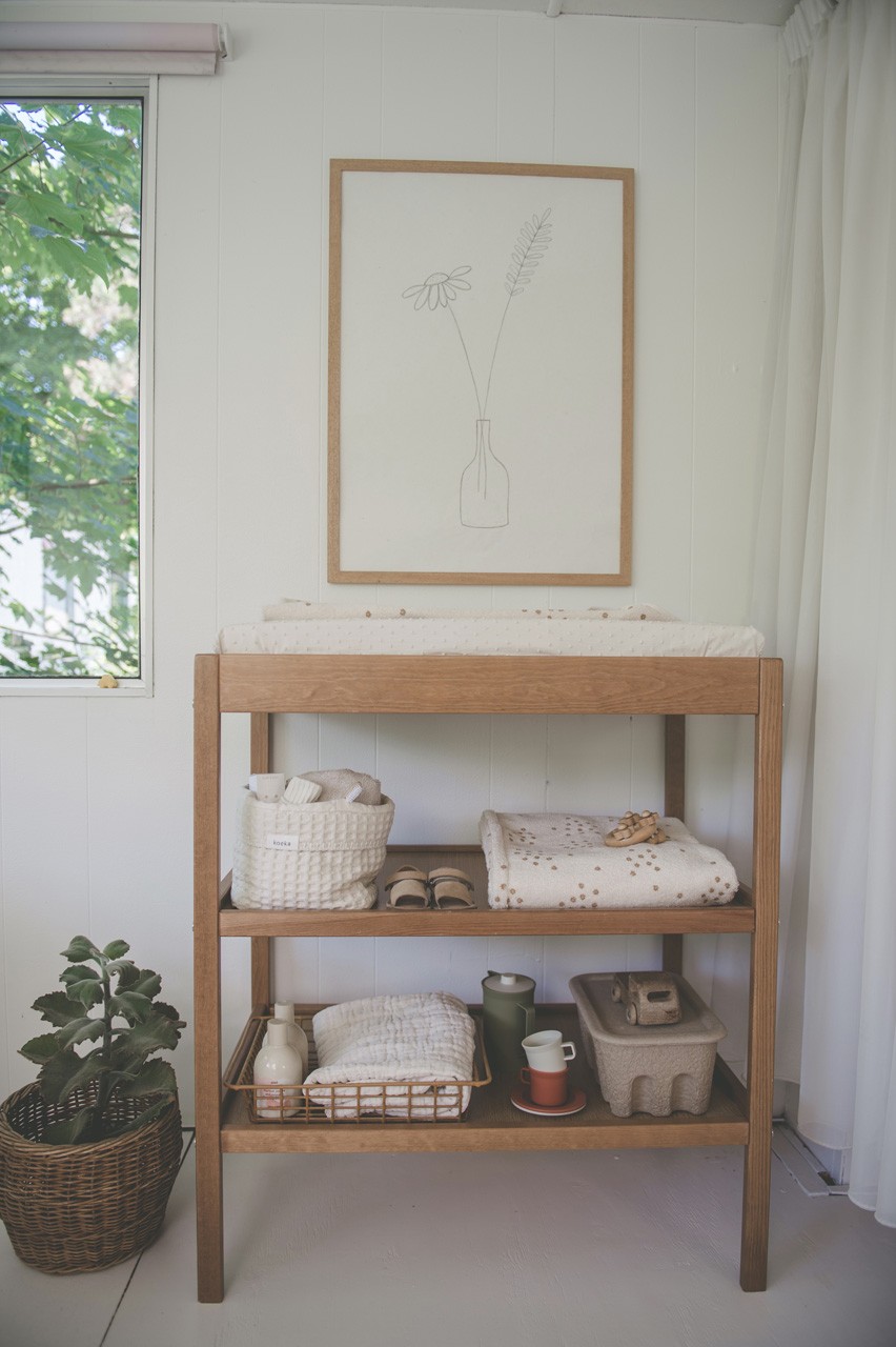 Nursery basket Antwerp natural