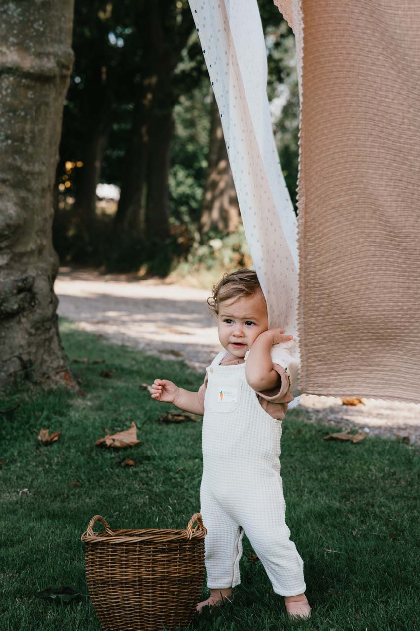 Baby Tuinbroek Malaga warm white