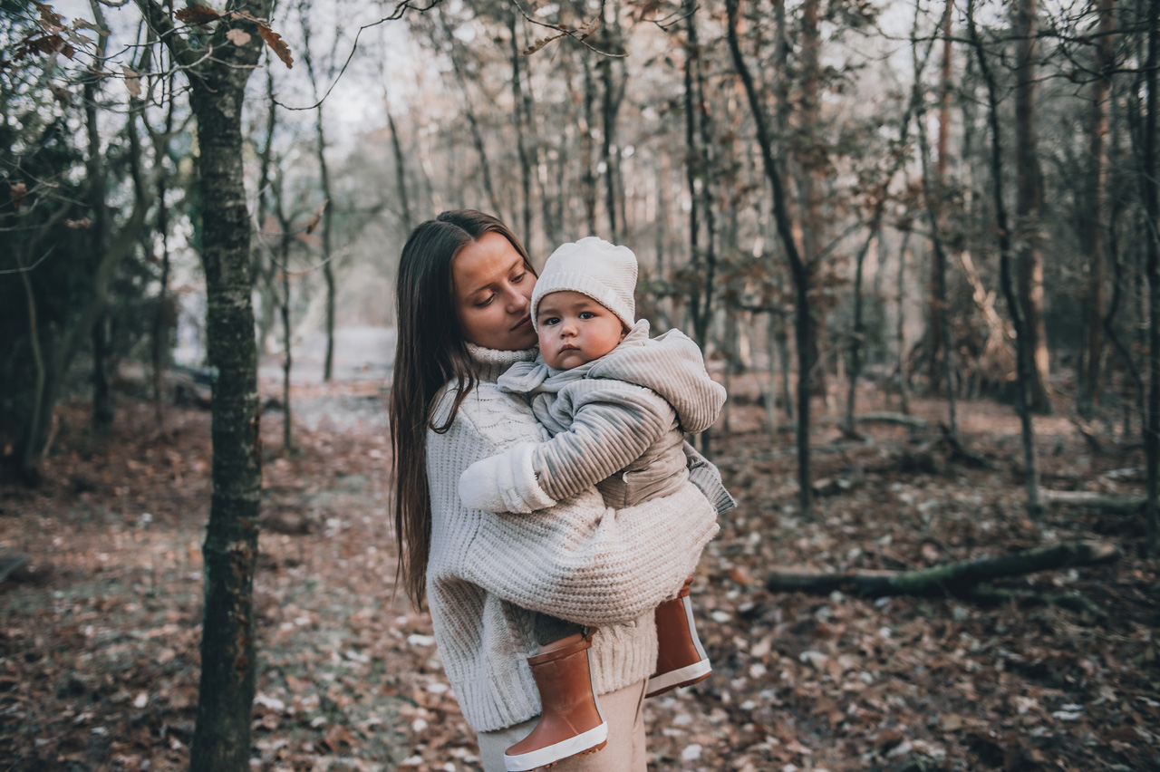 Baby mittens Malmo pebble