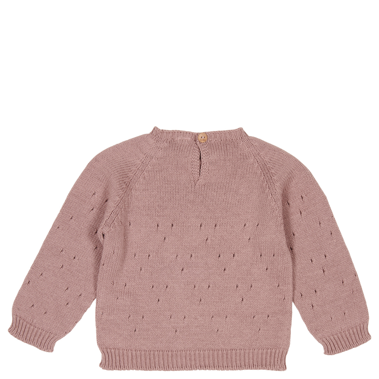 Baby Trui Ajour Dinan mauve