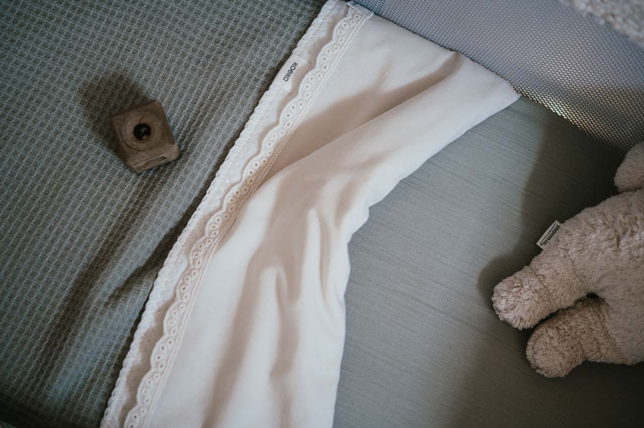 Wiegdeken Cotton Fleece Malaga sage