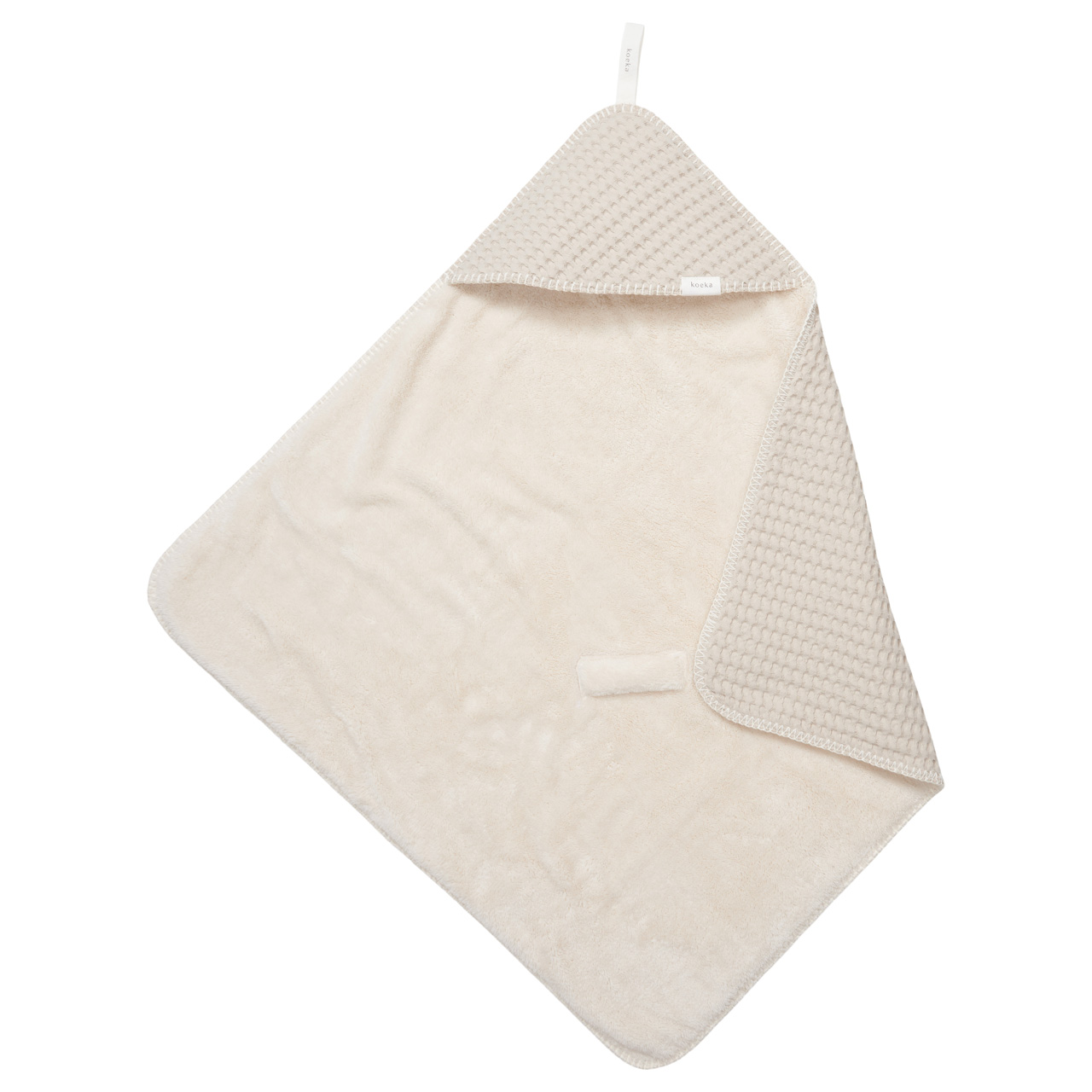 Wrap towel teddy Oslo sand