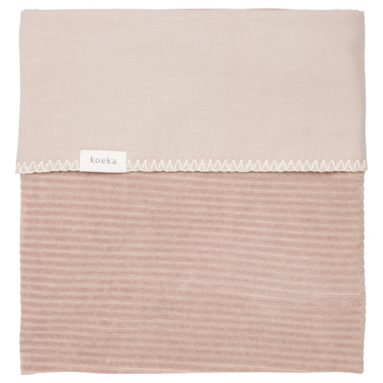 Wiegdeken Flanel Vik grey pink