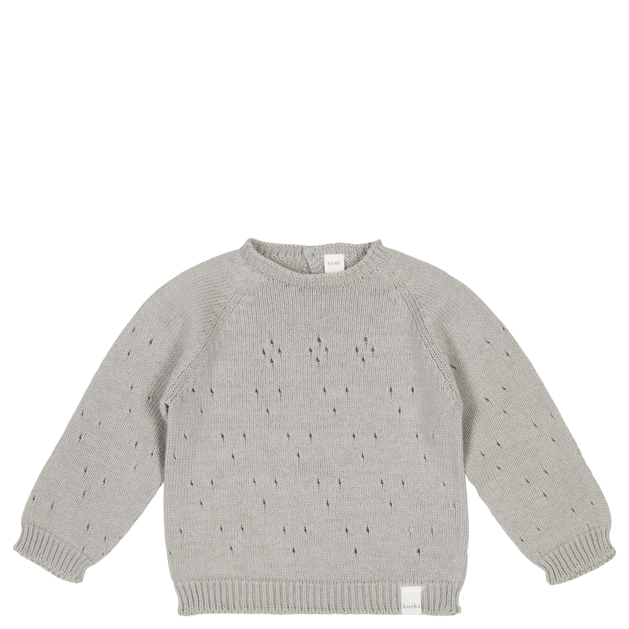 Pull bébé ajour Dinan grey wave