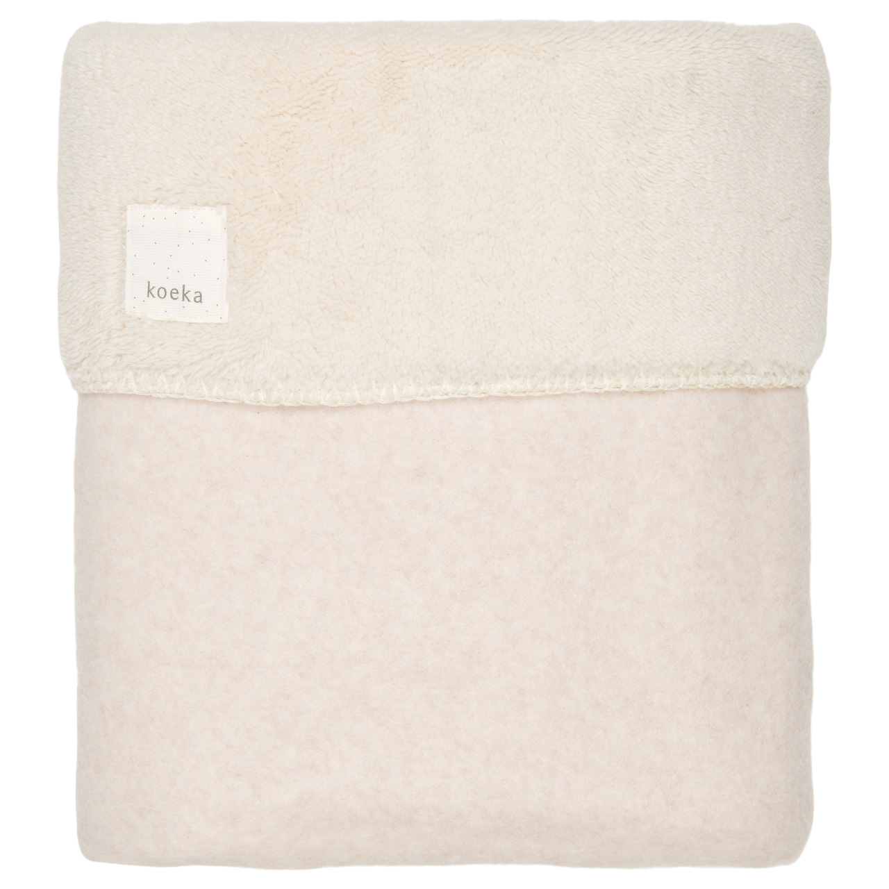 Couverture pour lit bébé teddy Denver nougat