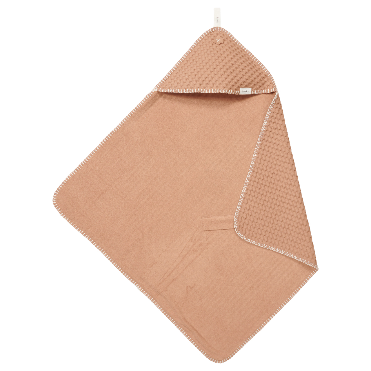 Omslagdoek Wafel Antwerp soft earth