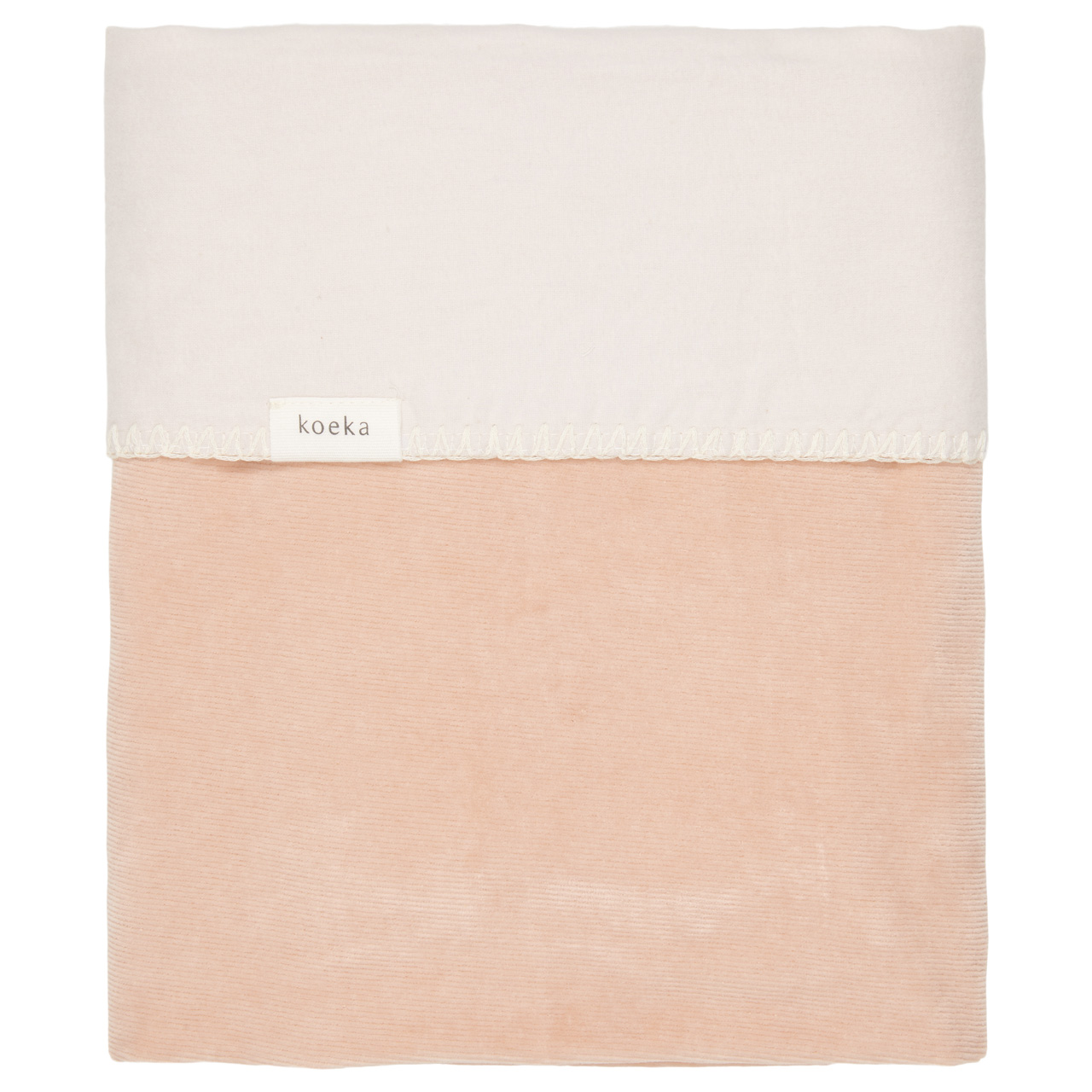 Ledikantdeken Flanel Oddi rosa salt