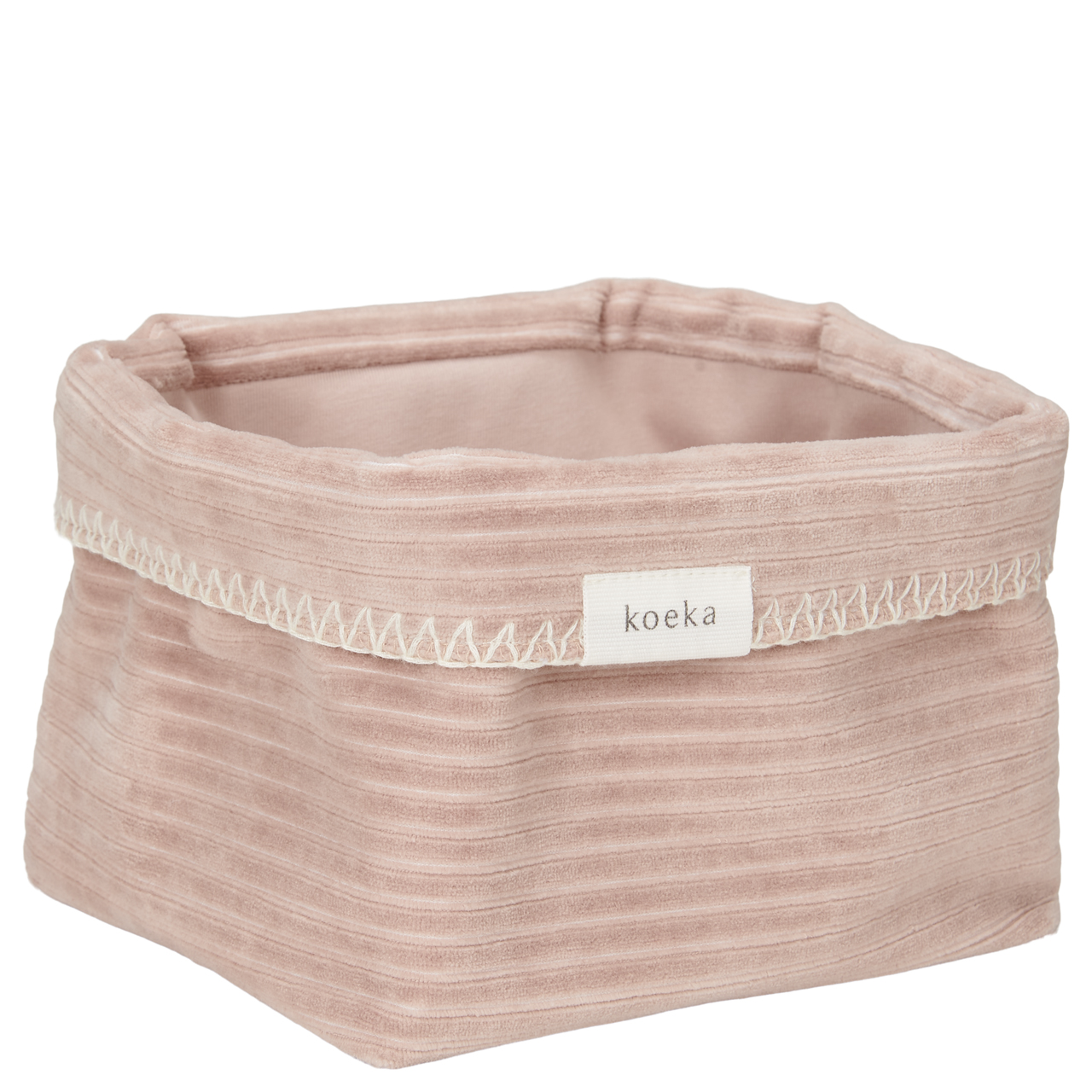 Nursery basket Vik grey pink