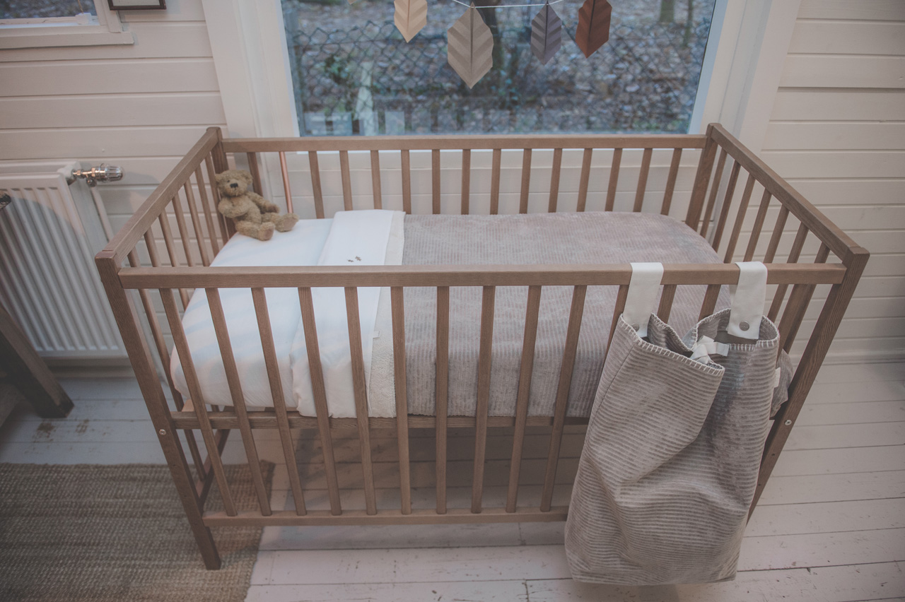 Bassinet blanket teddy Vik clay