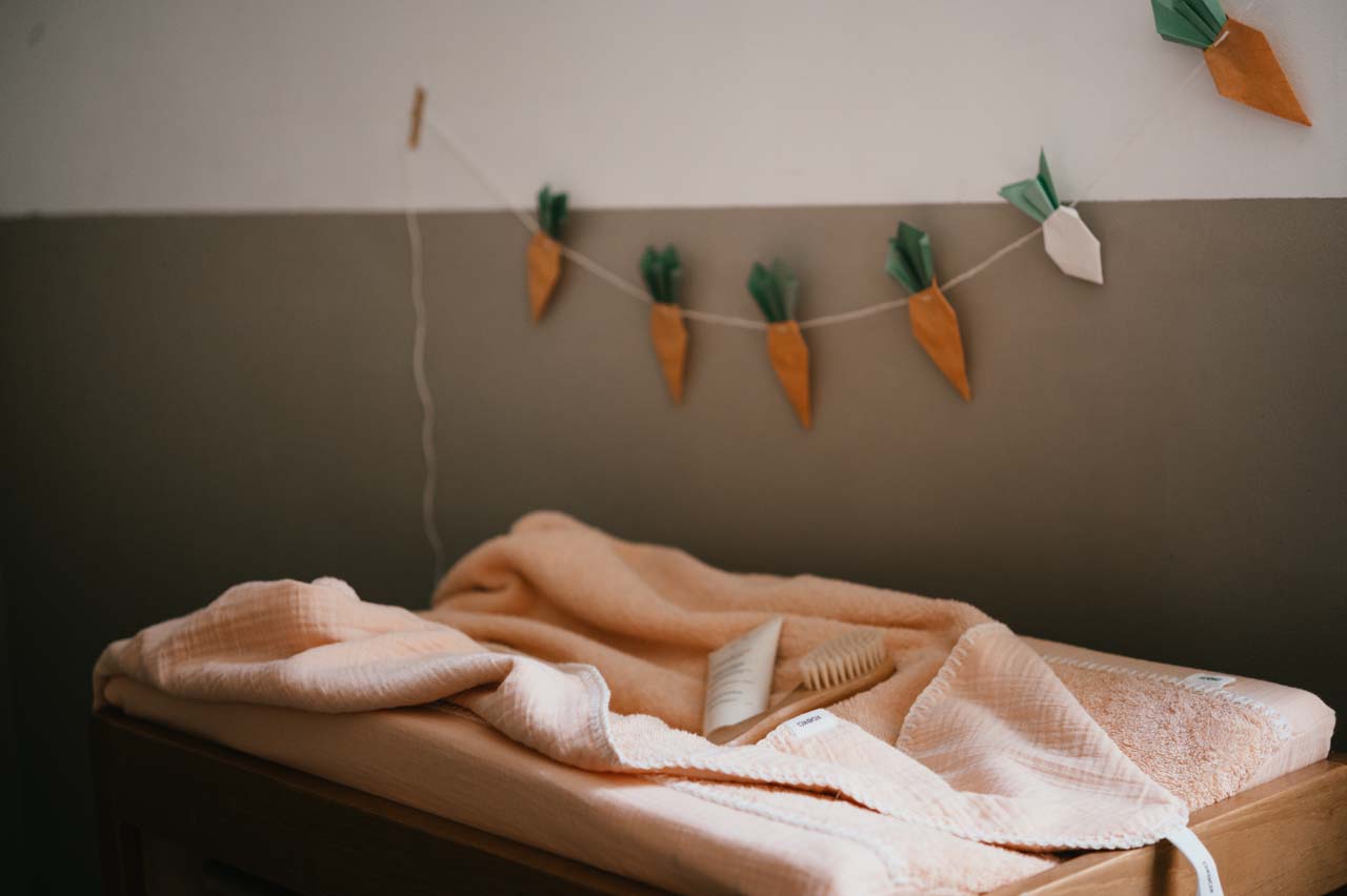 Omslagdoek Faro peach
