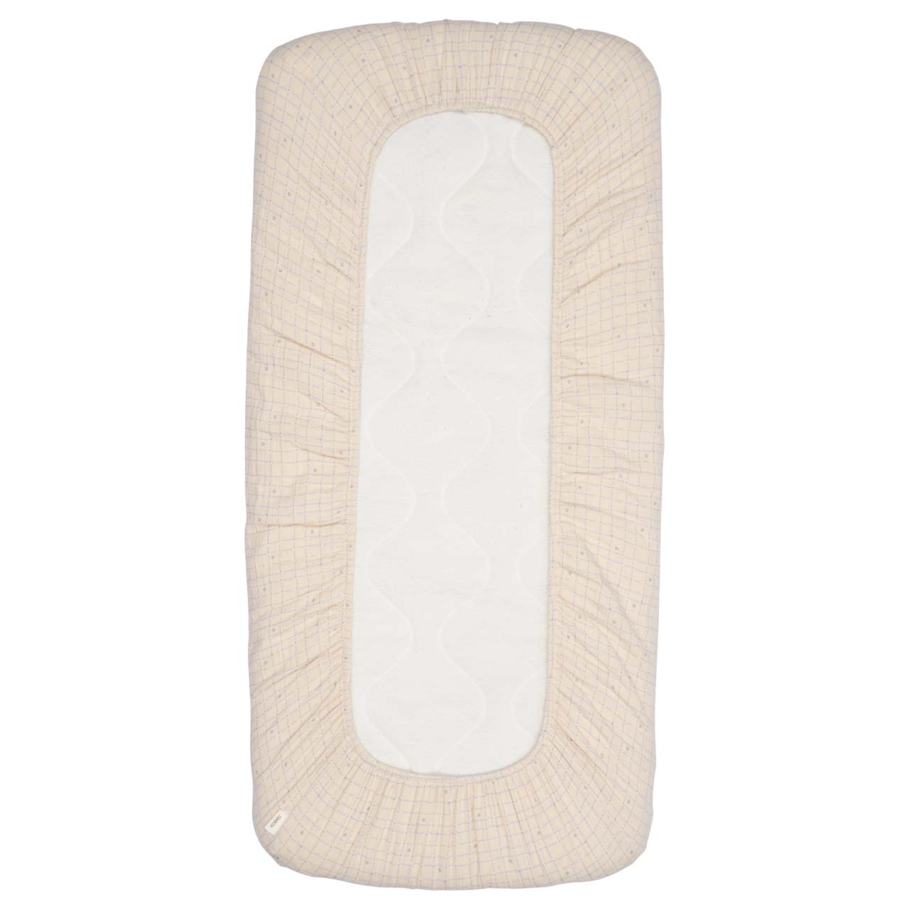 Bassinet fitted sheet Lind warm white