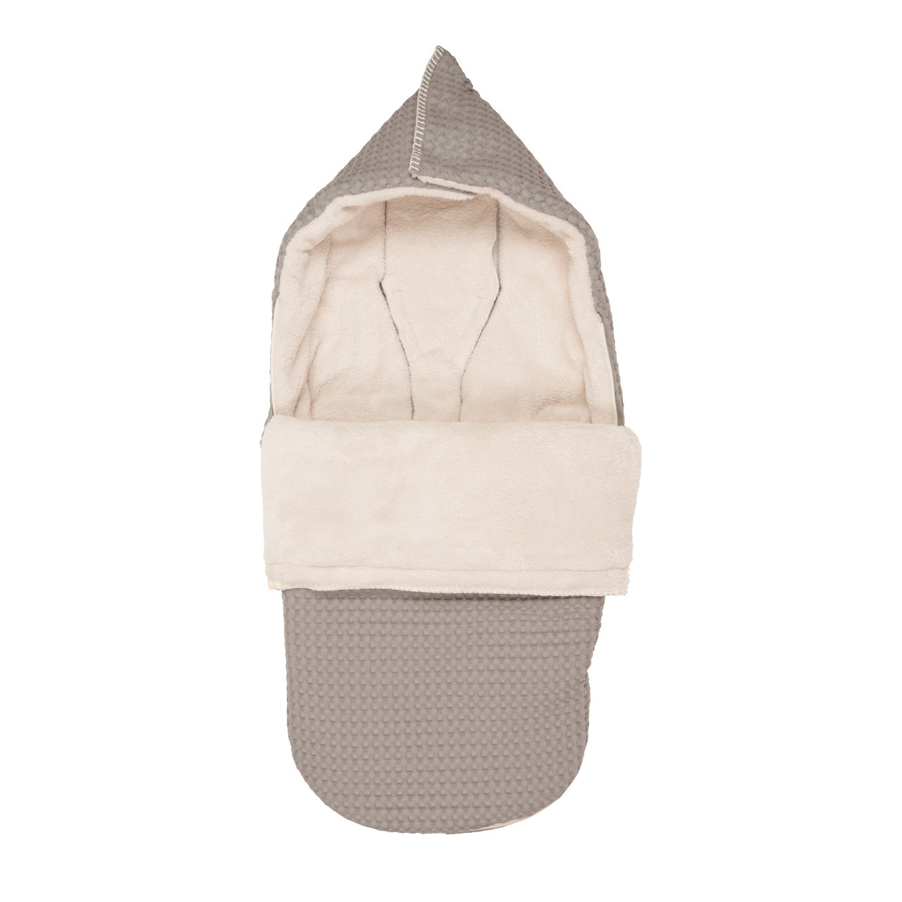 Stroller footmuff teddy Oslo clay