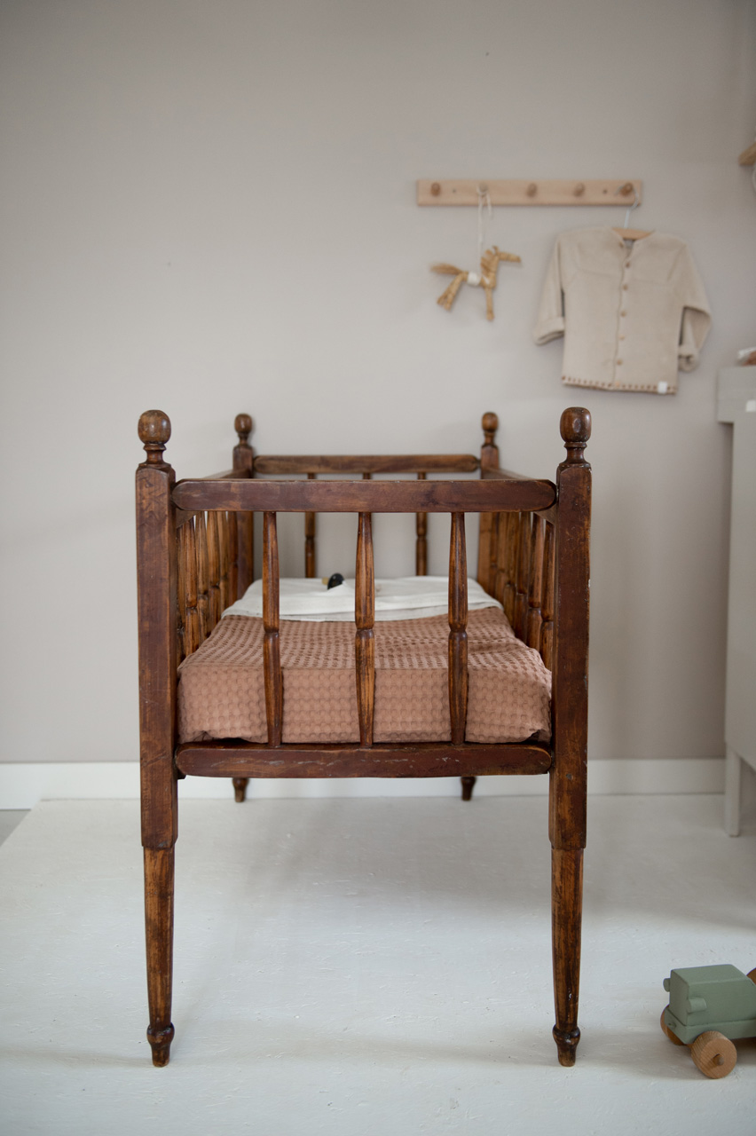 Wiegdeken Wafel/flanel Antwerp soft earth/pebble