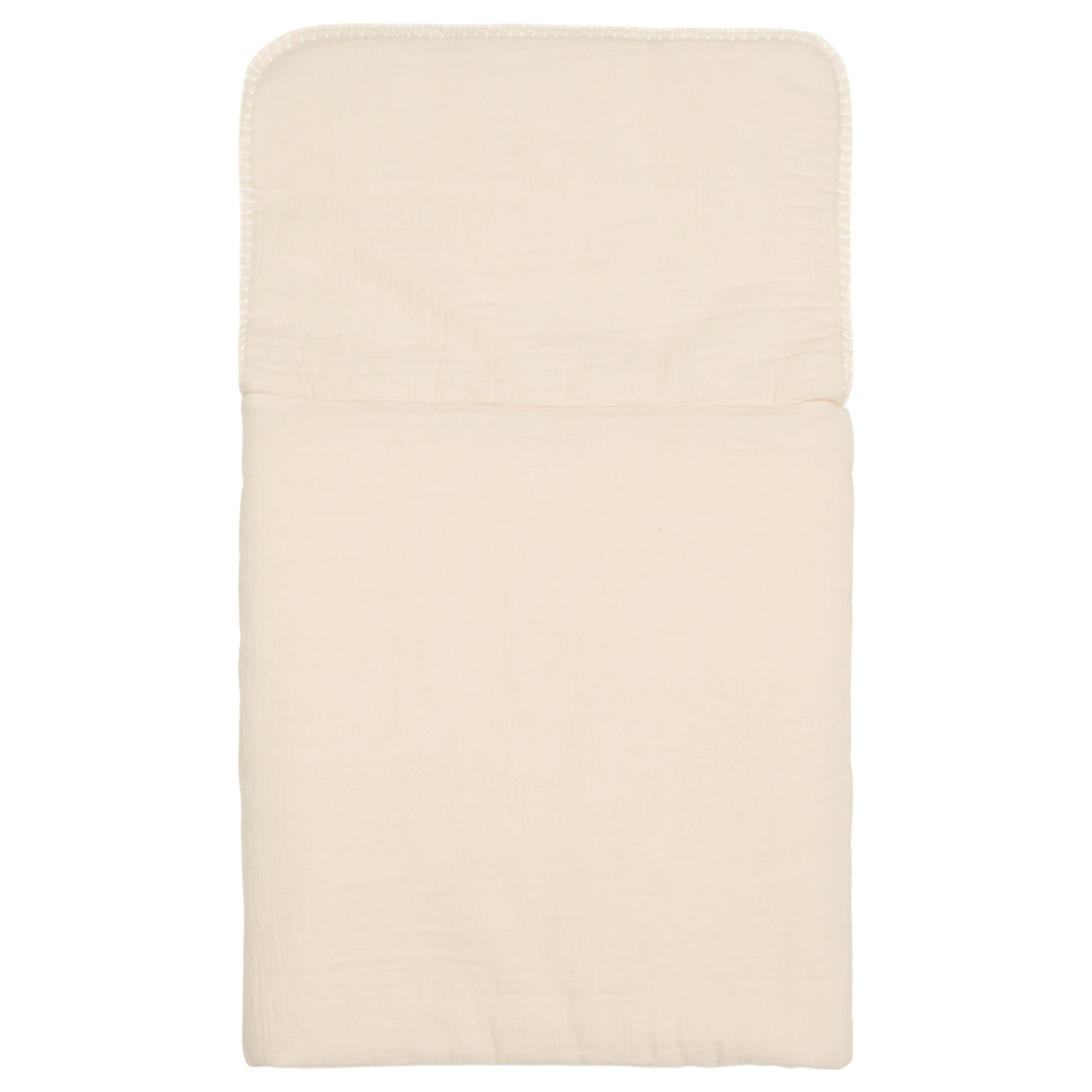 Wrap blanket Faro warm white