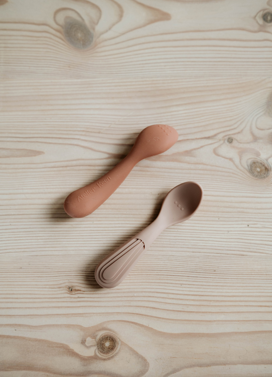 Baby spoon nude/cinnamon