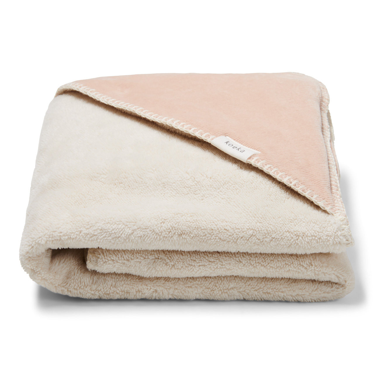 Omslagdoek Teddy Oddi rosa salt
