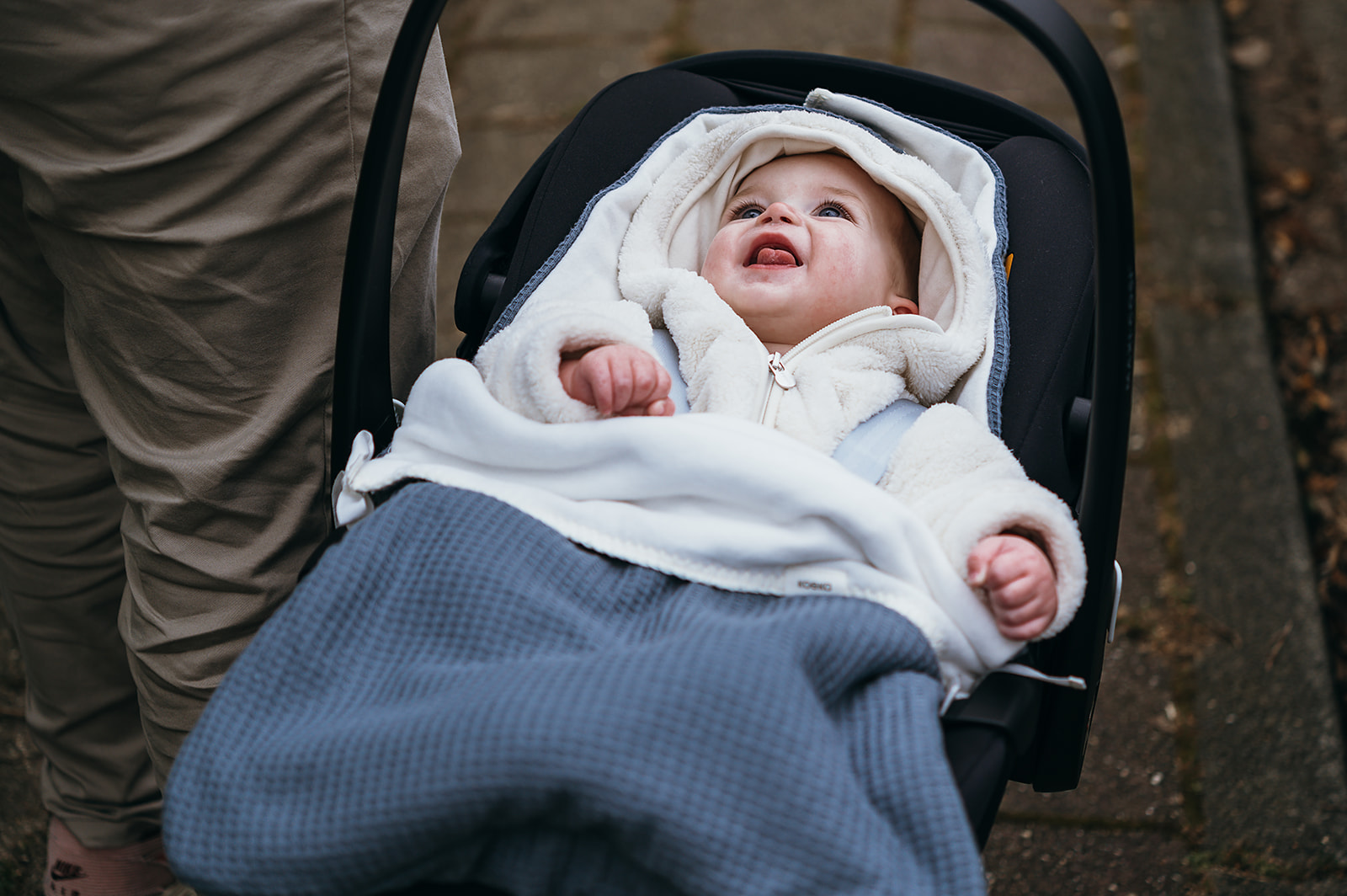 Manteau Bébé Malmo pebble