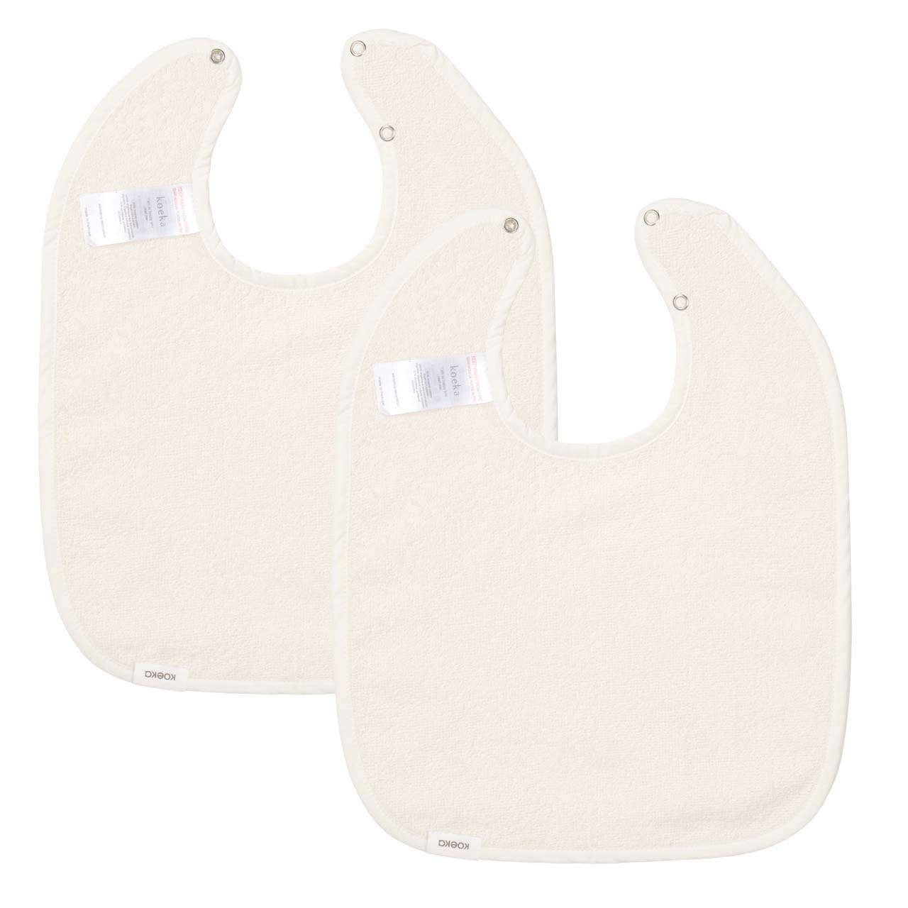 Bavoir 2-pack Dijon Daily warm white