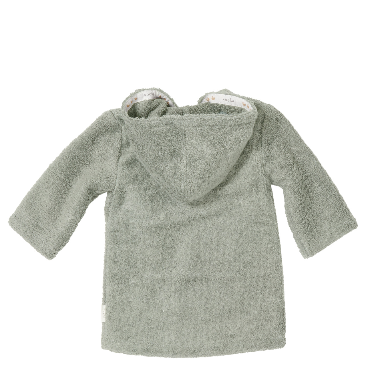 Baby bathrobe Dijon Daily shadow green
