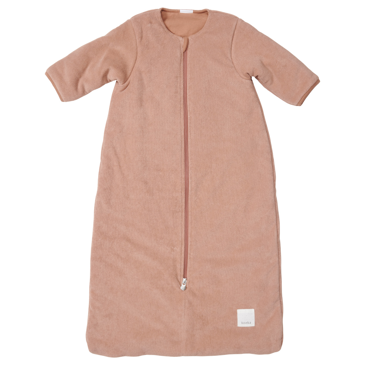 Baby sleeping bag with sleeve Royan soft earth
