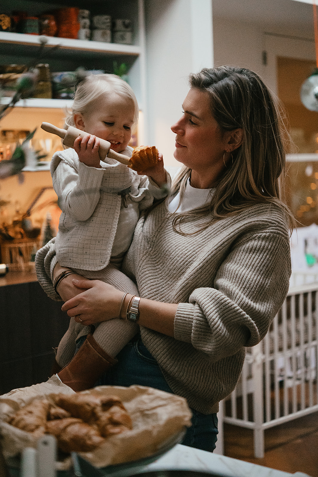 Halstuch Lätzchen 2-pack Lind warm white