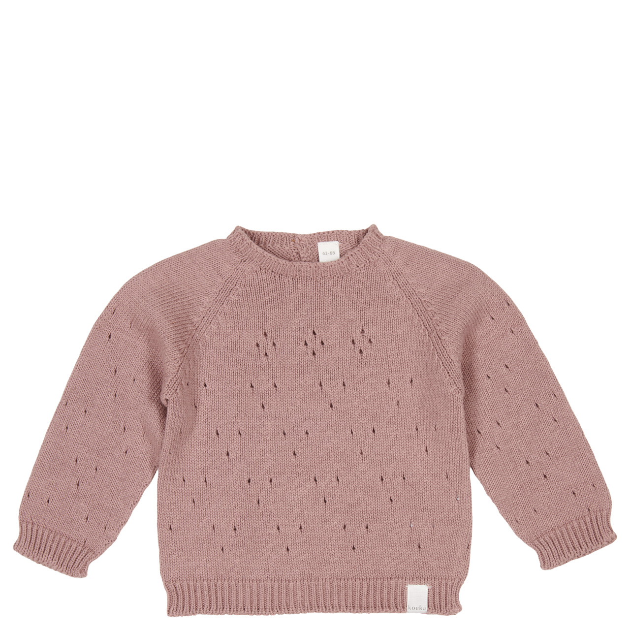Pull bébé ajour Dinan mauve