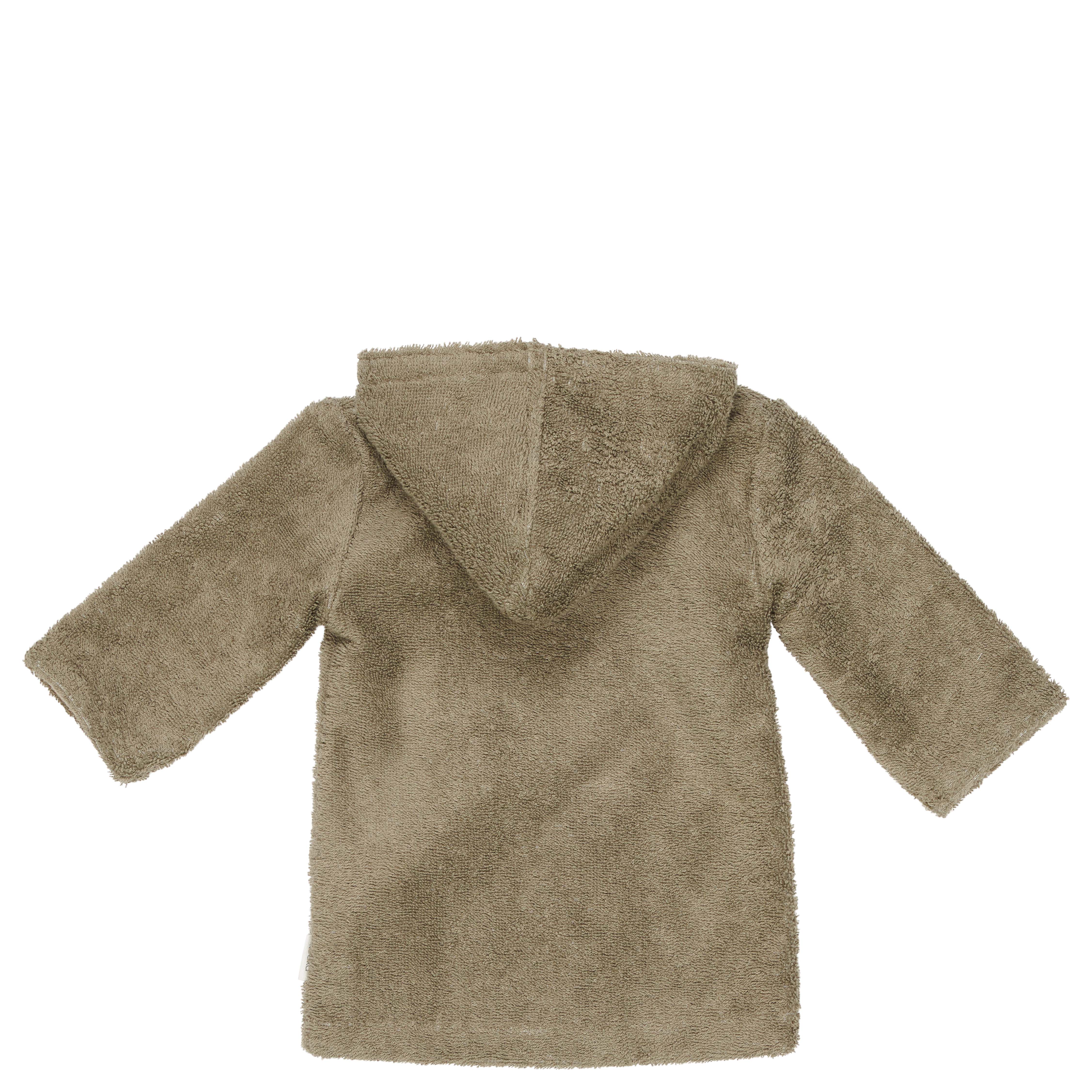 Baby bathrobe Dijon Daily moss