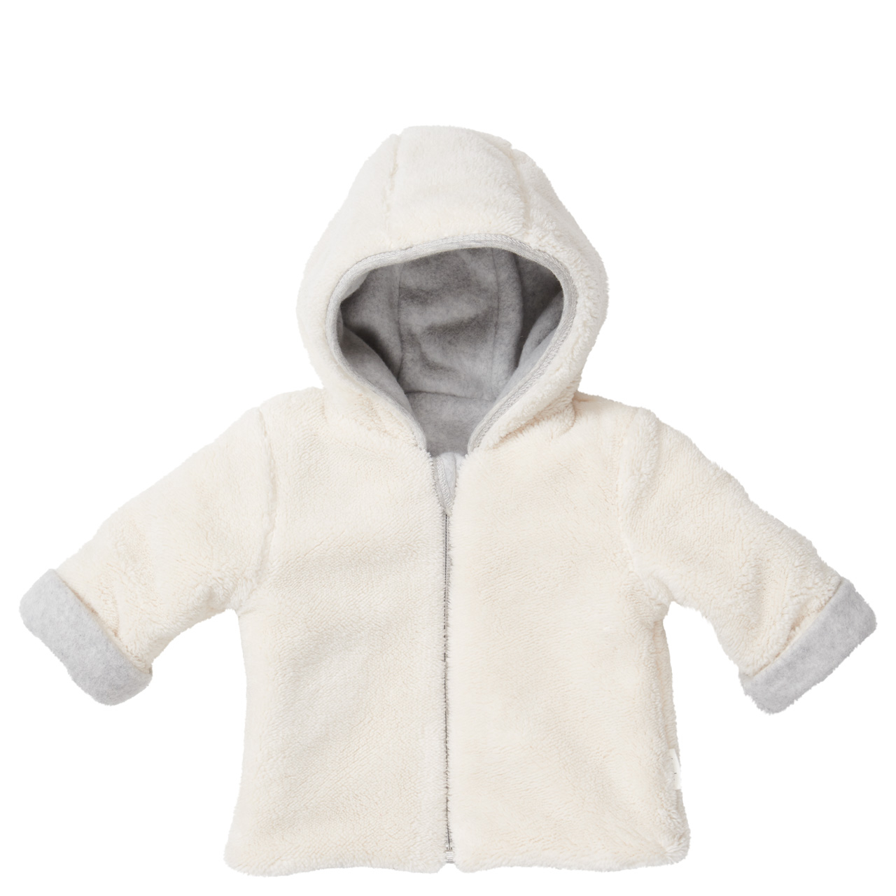 Baby jacket reversible Denver soft grey