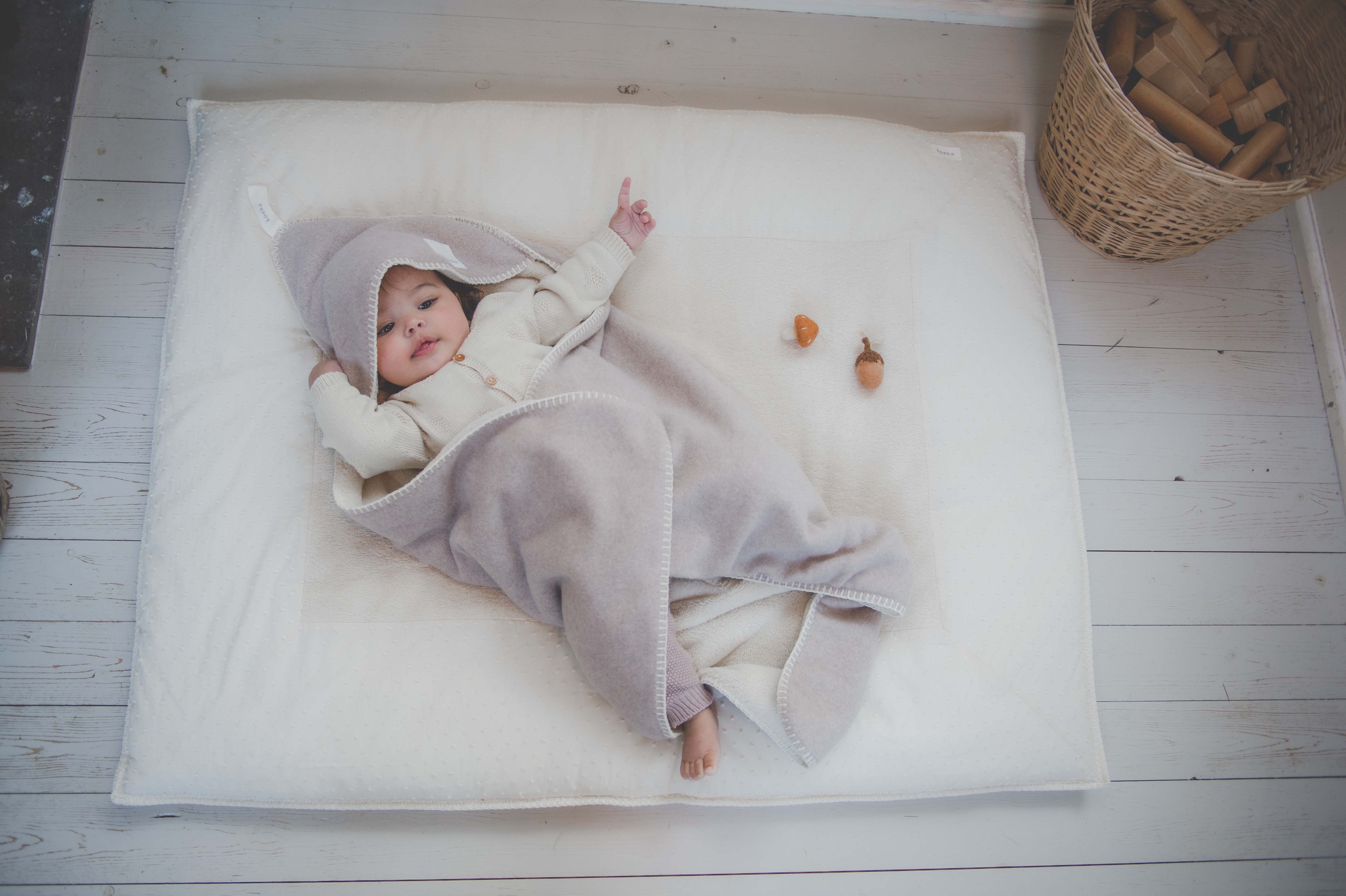 Omslagdoek Teddy Denver clay