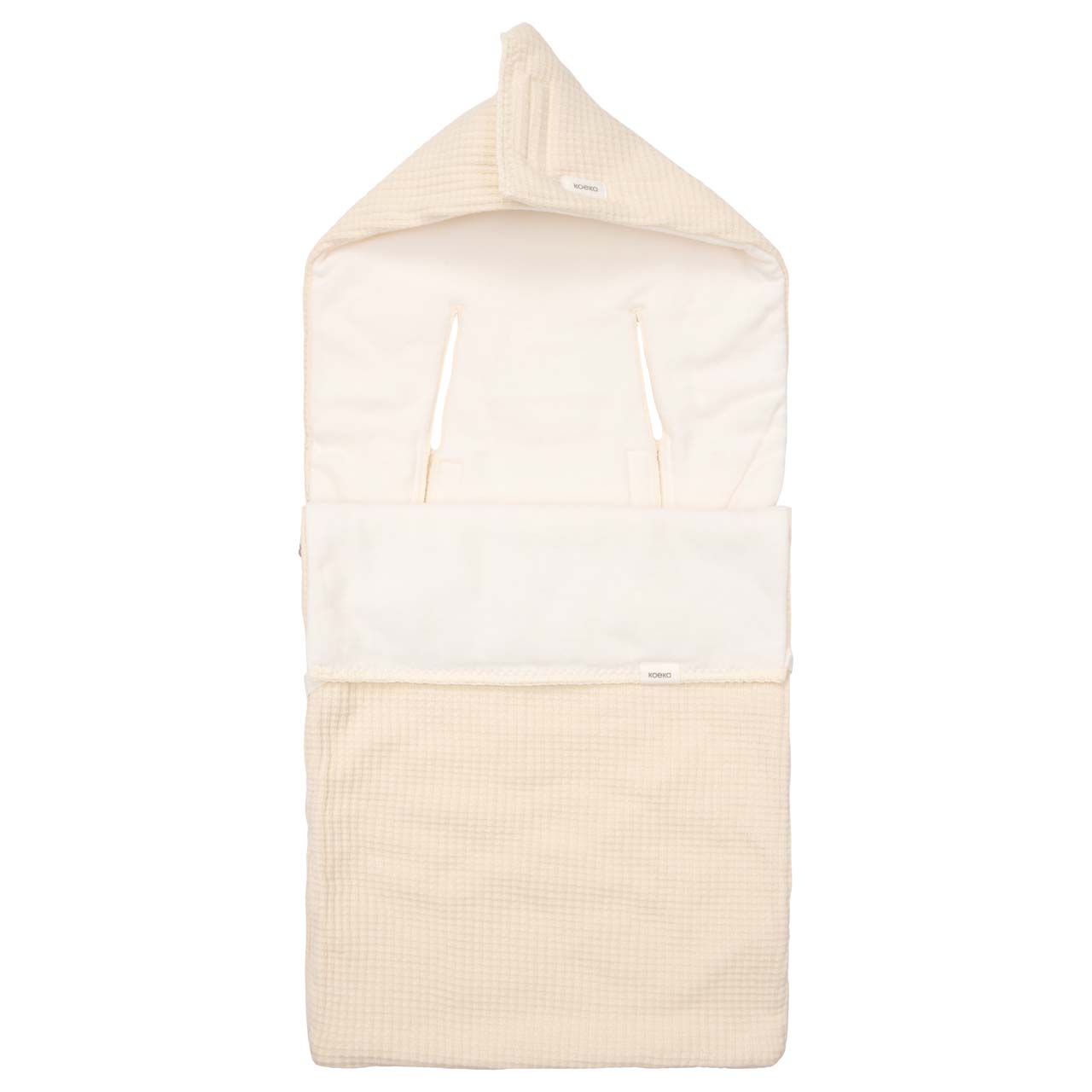 Voetenzak 0+ 3/5 Punts Cotton Fleece Malaga warm white