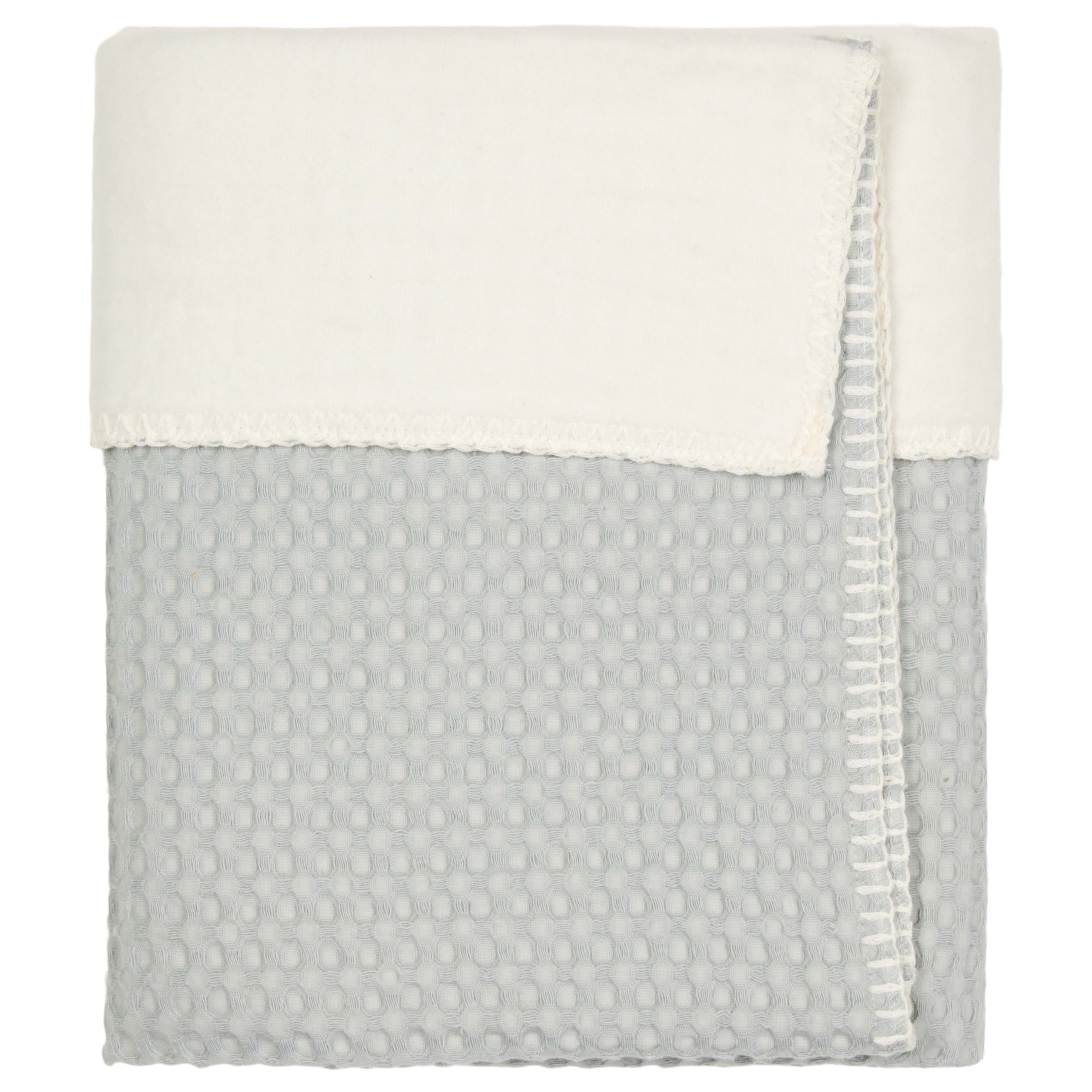 Couverture pour lit bébé cotton polaire Amsterdam ocean air