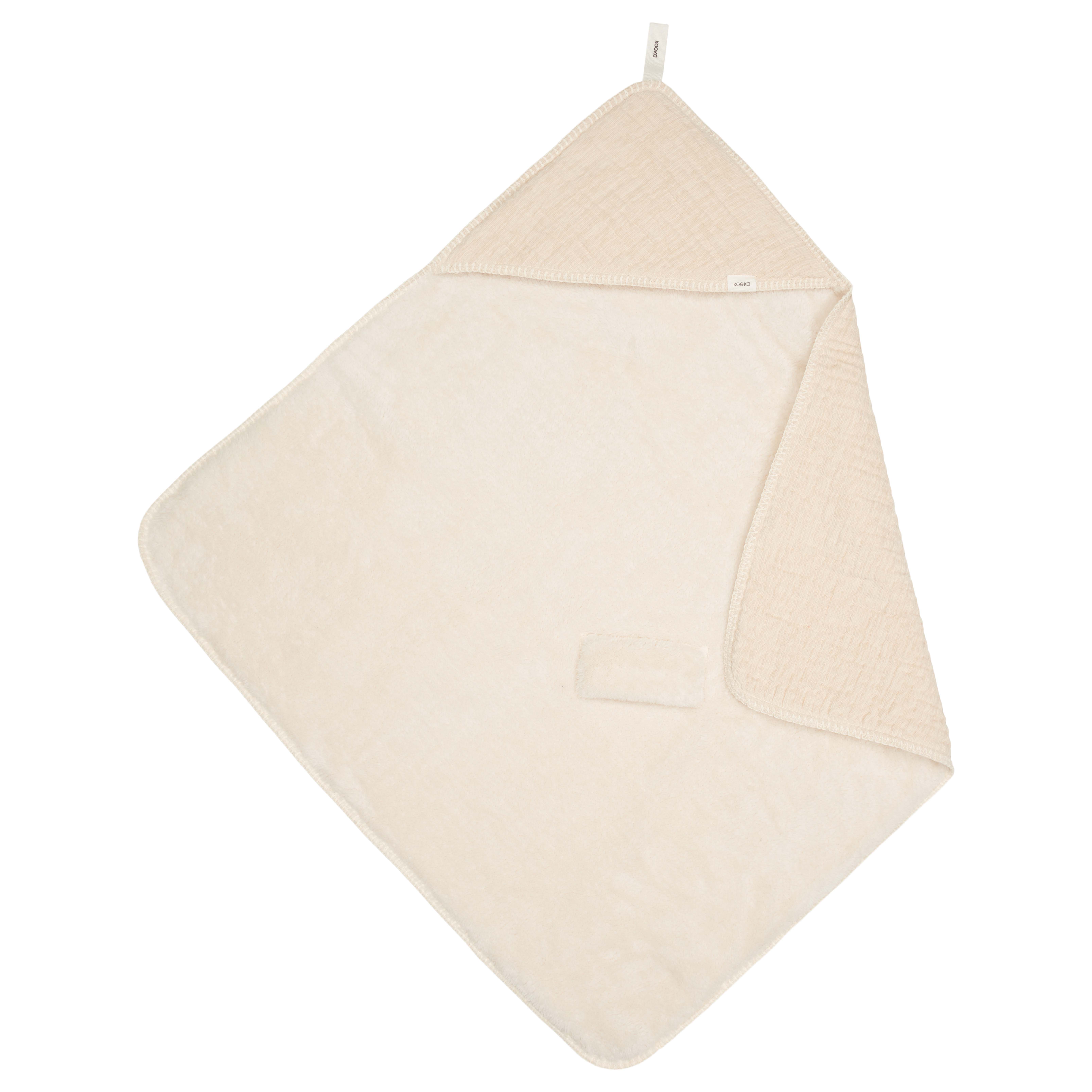 Wrap towel teddy Rivoli warm white