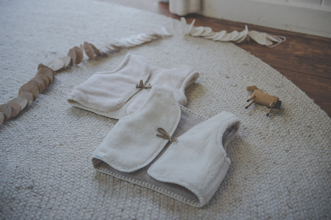 Baby Gilet Reversible Denver clay