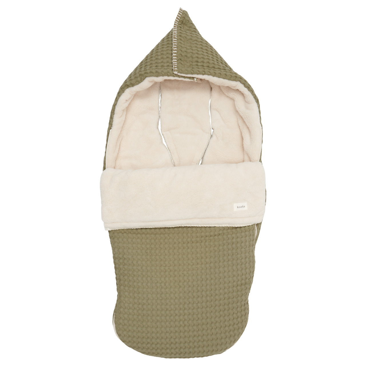 Stroller footmuff teddy Oslo moss