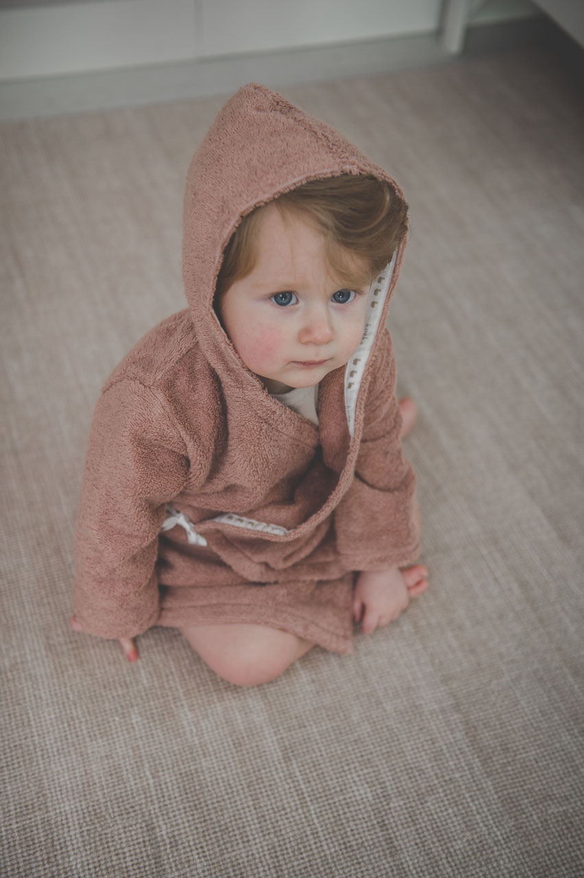 Baby Badjas Dijon Daily earth rose