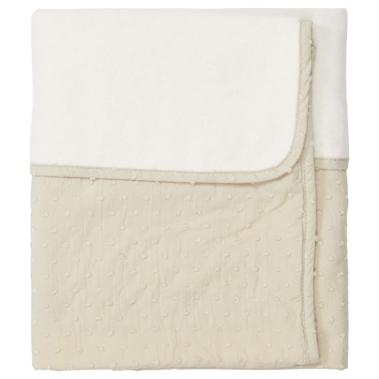 Ledikantdeken Cotton Fleece Napa sage
